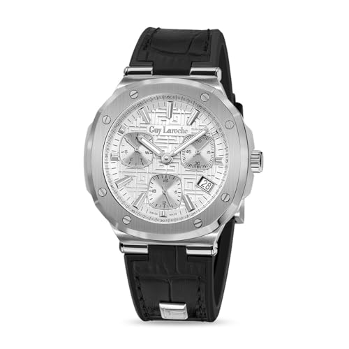 GUY LAROCHE Analog Silver Dial Mens Watch-GLWGA0000308 (B0D5YL5JV5) Amazon Price History, Amazon Price Tracker