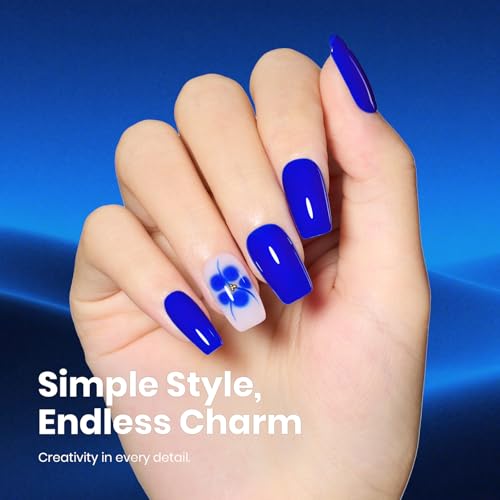 Image of Beetles Blue Gel Nail Polish - Royal Color Gel Polish 15ml Soak Off Uv /LED Nail Lamp Nail Art Design Manicure Salon Diy Home for Women