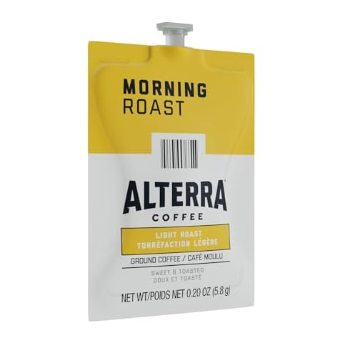 Alterra Coffee Morning Roast Light Roast Fresh Pack for Flavia Brewers (Pack of 100 Fresh Packs) Cover