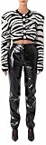 Ronny Kobo Women's Clover Knit Cardigan, Zebra Multi
