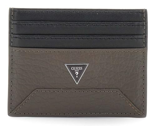 Portefeuille GUESS Barcellona Card Case pour homme en taille unique noir