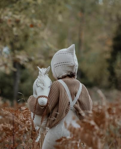 Organic Cotton Knit Baby Hat Girls boy Weather Knitted Hollow Handmade Kids elf hat4