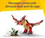 LEGO Creator 3 en 1 Jouet de Construction Dinosaure Fierce pour Garçons & Filles, 8 ans et plus - Les Enfants Construisent 1 des 3 Figurines d'Animaux Préhistoriques - Idée Cadeau pour Anniversaires - 31379
