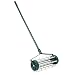 Best Choice Products 18in Rolling Lawn Aerator Gardening Tool for Grass, Soil w/Tine Spikes, 50in Handle - Dark Green