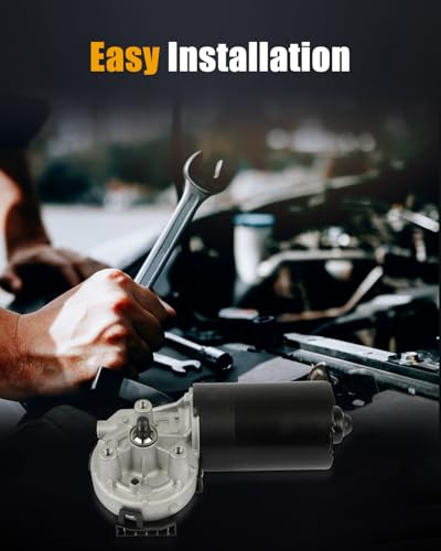 Image of ROADFAR Front Windshield Wiper Motor Fit for Audi for S6 1995 for 100 | Fit For Audi For 100 1992-1994|For Audi For S4 1992-1994|For Mercedes-Benz For ML55 AMG 2000-2003|Replace 1638204342|5 Pins