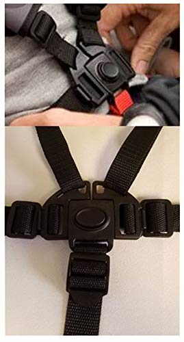Replacement Parts/Accessories Compatible with Micralite Strollers Products for Babies, Toddlers, and Children (Harness Buckle w Straps) 5B w