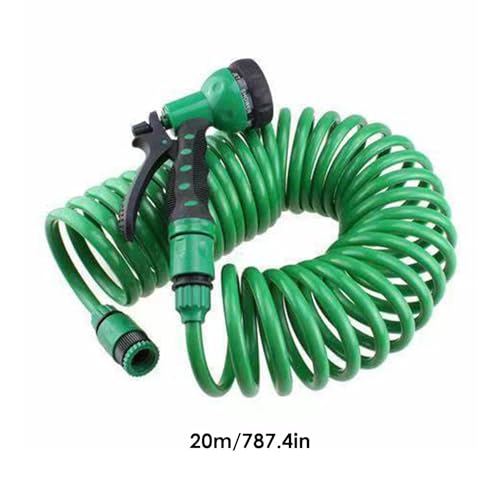 Tuyau d'eau flexible bouclé avec connecteurs pour lavage de voiture - 7