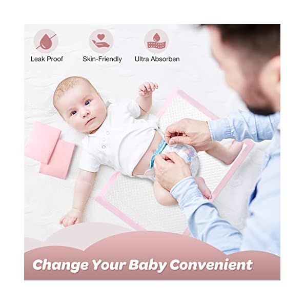 Disposable-Changing-Pad-Liners-Pack-of-100-Baby-Incontinence-Changing-Pads-Diaper-UnderPads-Ultra-Soft-Super-Absorbent-Waterproof-Mat-13-x18-in