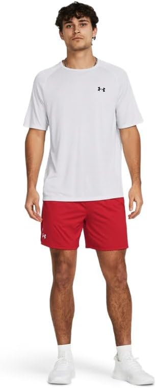 Under Armour Men's B0D9L5ZSMJ, Red-White - Image 3