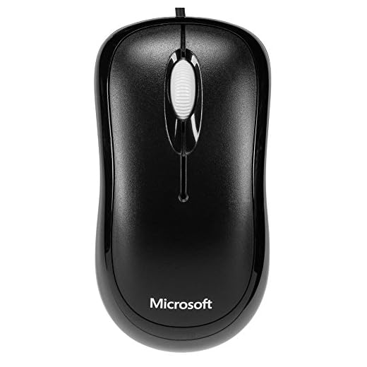 Basic Optical Mouse con cable negro