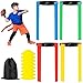 Tressify 14-Player Football Flags And Belts Bundle, Flag Football Set With 14 Belts, 56 Flags, 8 Cones, And Complete Football Flag Competition Kit