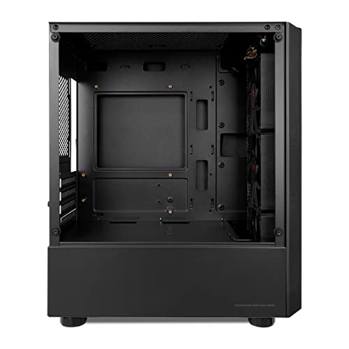 Gabinete Gamer Pichau Pulsar, Mid-Tower, Lateral de Vidro, Com 3 Fans, Preto, PG-PSR-BL01