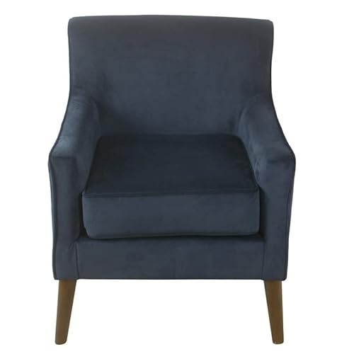 Homepop Davis Mid-Century Accent Chair, Navy #TOP1