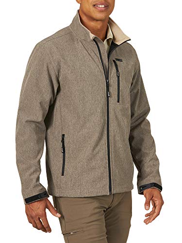 ATG by Wrangler Men's Trail Jacket, Heather Tan, Large