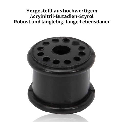 Buaak 4 Stück Manueller Schalthebel Dichtung, Für Fiesta Focus 4S6P7412AA, Reparatursatz Gummi, Schaltgetriebe Ersatzteil, Schaltkabelbuchse (Schwarz)
