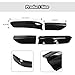 JeCar Tail Light Cover Smoked Tint Trim Covers for 2021-2024 Jeep Grand Cherokee