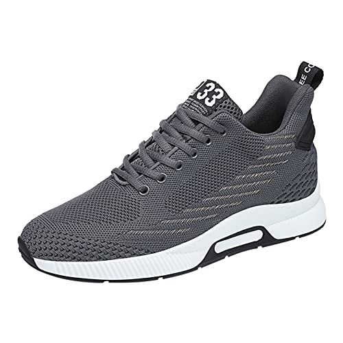 Sneakers Outdoor Homme avec Talon de Levage Caché de 6cm pour Grandir Discrètement