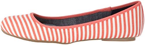 Dr. Scholl's Shoes Women's Friendly Ballet Flat, Coral Striped, 6.5 M US | Image 7