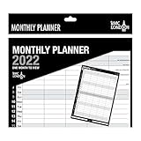  Calendario planificador de 2019 con los meses y semanas a la vista