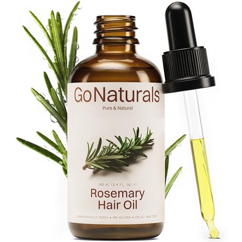 GoNaturals® Aceite de Romero para Cabello 100ml - Sin Silicona, Vitamina E