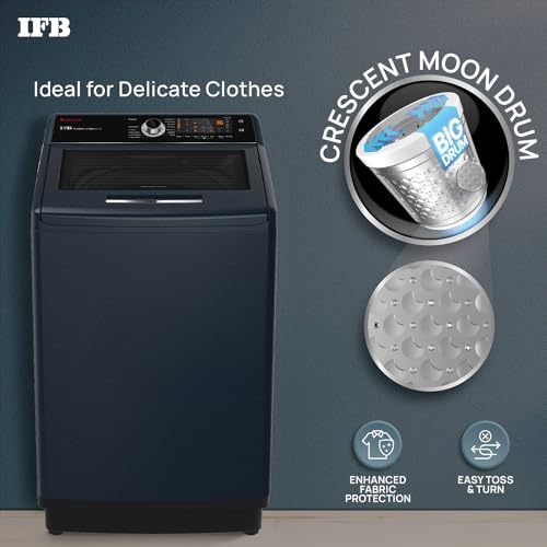 Image of IFB 12.0 Kg Fully-Automatic Top Loading Washing Machine (TL-S4RBS 12.0 Kg Aqua, 2023 Model, Royal Blue, 2X Power Steam, 4 Years Comprehensive Warranty)
