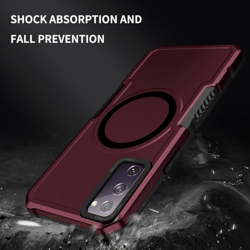Coque Samsung Galaxy S20 FE Bordeaux compatible MagSafe protection intégrale
