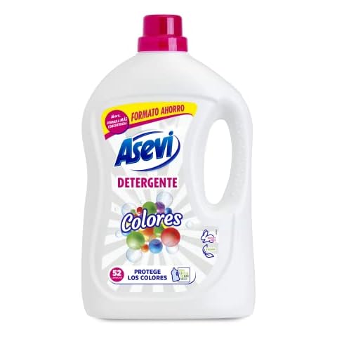 Detergente líquido Asevi Colores 52 dosis Cover
