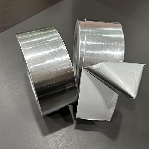 Image of Aluminum Foil Tape, 2 Inches x 55 Yard Multi-Functional Silver Tape Very Suitable for HVAC Air Pipe Maintenance