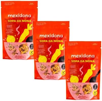 Kit com 3 Pacotes de Sopa da Nona de 160g cada - Mexidona