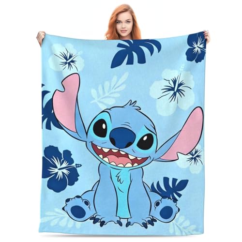 Cute Throw Blanket Cartoon Printing Blanket 50x 60 Inches Soft Cozy Flannel Fleece Blanket for Bed Couch Sofa Travel
