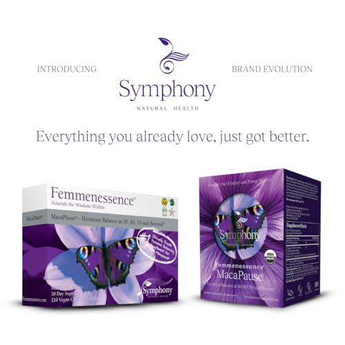 Foto de Femmenessence MacaPause - Clínicamente probado para posmenopausia, suplementos naturales de equilibrio hormonal para mujeres, salud ósea y cardíaca, alivio de síntomas, 120 cápsulas de raíz de maca (imagen 3)