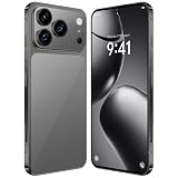 I17 Pro Max Telefono Cellulare 5G Sbloccato Android 15 Telefono Dual SIM Smartphone Con Fotocamera Da 108 MP E 78 MP Batteria Da 8000 MAh Standby 16 GB E 1 TB Smartphone A 10 Core,Black-7.3 Inch