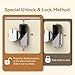 EUDEMON 5 Pack Baby Safety Gas Stove Knob Locks,Childproof Lock for Big,Small Knobs,Eay to Install & Use (Black)