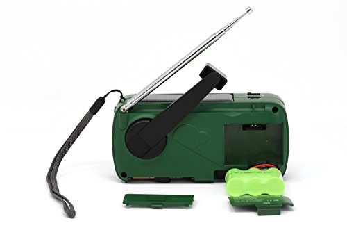 Radio Kaito V1 Voyager Solar/Dynamo AM/FM/SW Verde miniatura 3