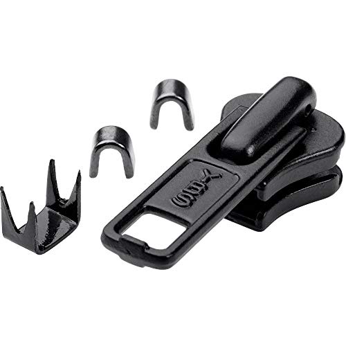 Preisvergleich Produktbild POLO 5V Reissverschlussschieber schwarz, Unisex, Multipurpose, Ganzjährig, Aluminium, Einheitsgröße