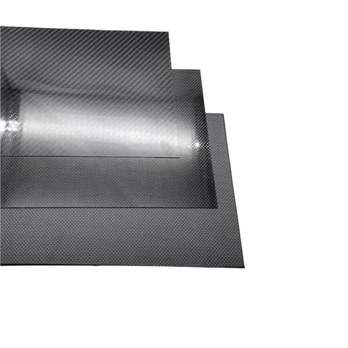 600x400mm Full 3K Carbon Fiber Sheet Plate High Strength Carbon Board Panel Thickness 0.5mm 1mm 1.5mm 2mm 2.5mm 3mm 4mm 5mm 3k Carbon Fiber(5.0mm Matte Twill)