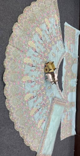 Image of Lehenga choli For Womens and Girls Soft Butterfly Net Lehenga Choli with Coding Sequins Work Dupatta | Semi Stitched Designer Ethnic Set
