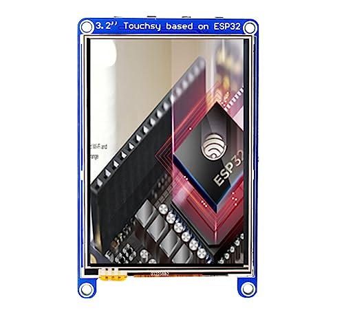 Image of Touchsy 3.2inch LCD Display based on ESP-32 MCU, 3.2 inch SPI Interface ESP32 Touch Screen Display with Integrated Wi-Fi, Bluetooth, 4 Programmable Buttons & SD Card Slot (Capacitive Touch)