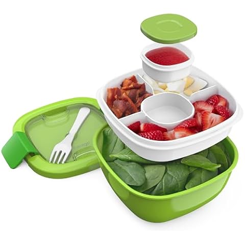 Bentgo All-in-One Salad Container with Fork Cover