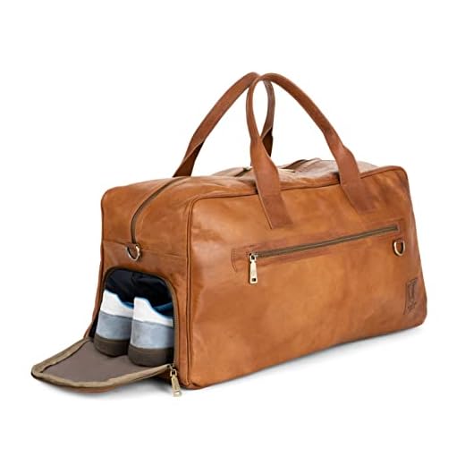Best luggage store in austin Berliner Bags Vintage Leather Duffle