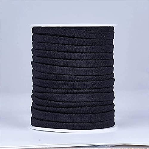 COSSESS Flat Tubular Knitted Spandex Black Elastic (15 Meters, 6mm) Ear Loops for Making Masks and Other Projects (B09BB4PW1G) Amazon Price History, Amazon Price Tracker