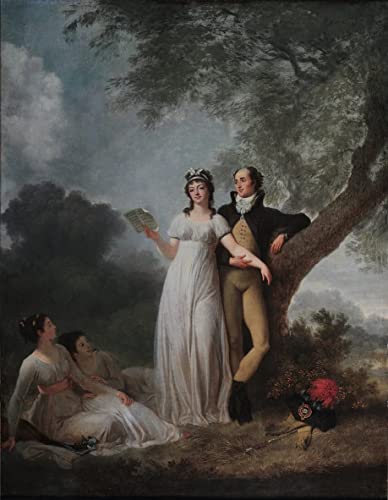 Image murale toile Fragonar Quatre personnages parc decoration maison