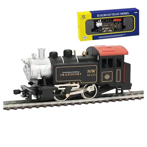 HO Scale 0-4-0 Powered Steam Locomotive (12V) Metal Wheelsets, Factory Installed Knuckle Couplers, Classic Industrial & Yard Switcher Locomotive Only