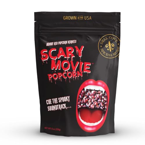 Dell Cove Spices | Scary Movie Bloody Red Popcorn Kernels