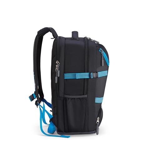 Image of American Tourister Magna Pace | 40 Ltrs | 2 Compartments | Bottle Pocket | Ergonomic Padded Back Panel & Shoulder Straps | Outdoor Laptop Backpack | 1 Year International Warranty | Black