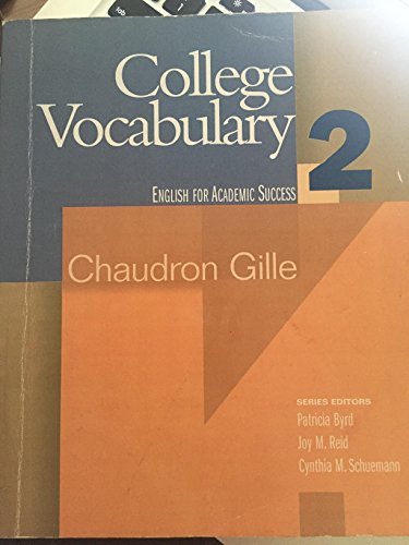 College Vocabulary 2 (Houghton Mifflin English for Academic Success)