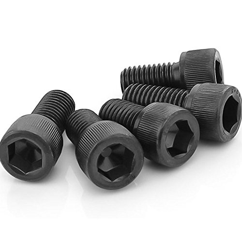 M2 Hex Socket Head Cap Screw Assortment Set,Din 912,Alloy Steel,Full Thread,Pack Of 180-Piece #TOP3