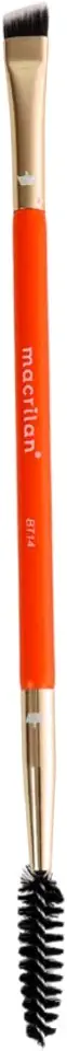 Macrilan Pincel Bt14 Profissional Duplo Chanfrado E Escova – Linha Beauty Tools
