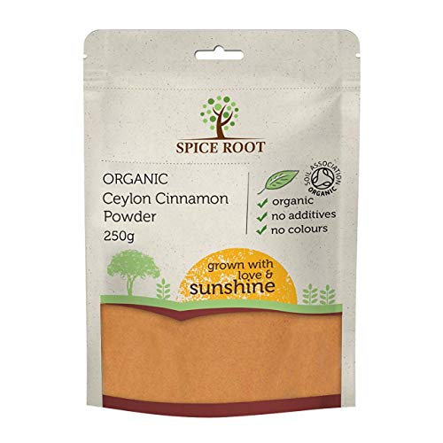 Bio Cannelle Ceylan en Poudre 250g (Bio Ceylon Cannelle poudre) - Qualité Premium, Certifié Bio | Vegan | Ceylan Variété
