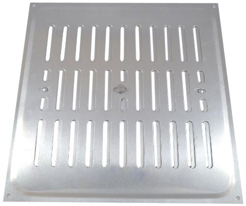 Bulk Hardware BH00357 Grille de ventilation coulissante en Alu 229 x 229 mm